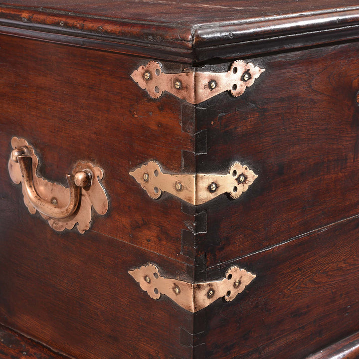 Binding View From Brass Bound Teak Chest - 19thC | Indigo Antiques