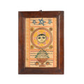 Framed Painted Indian Horoscope From Rajasthan - Ca 1920's