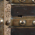 Old Brass Bound Door From Shekhawati - 19th Century