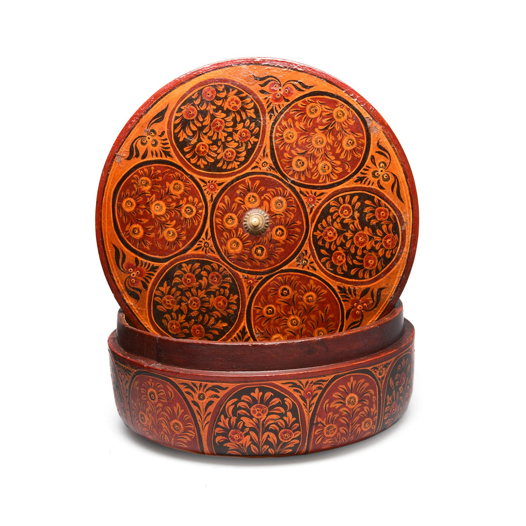 Lacquer Pot From Rajasthan - 19thC | Indigo Antiques