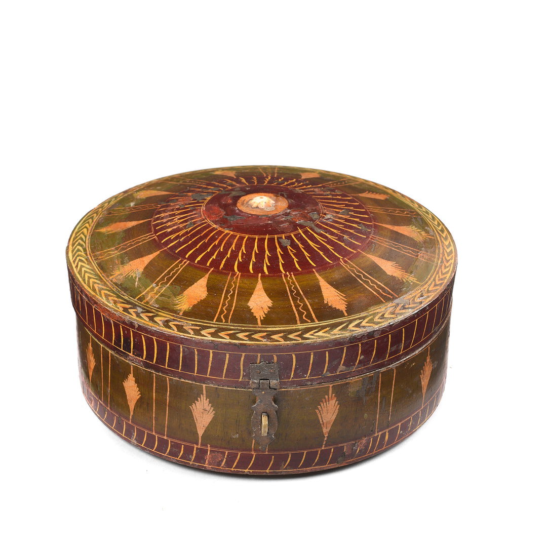 Indian Lacquer Pot From Rajasthan - 19thC | Indigo Antiques