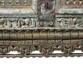Carved Rapjut Majus Dowry Chest From Gujarat - 19thC