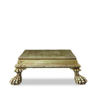Painted Bajot Low Prayer Table From Gujarat - 19th Century
