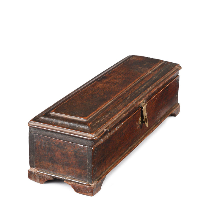 Antique Anglo-Indian Teak Pen Box from Rajasthan - 19thC | Indigo Antiques