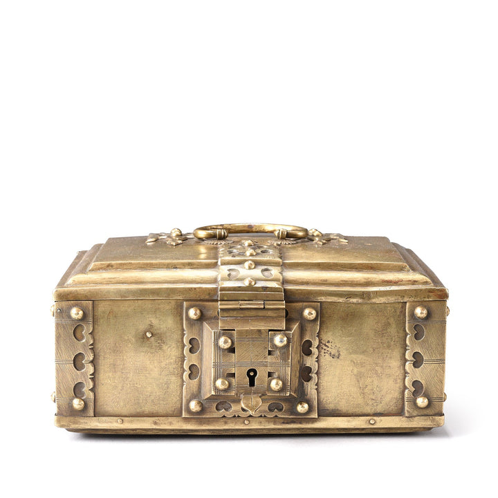 Indian Brass Paan Box From Rajasthan - Early 20thC | Indigo Antiques