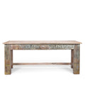 Painted Console Table Made From Reclaimed Teak