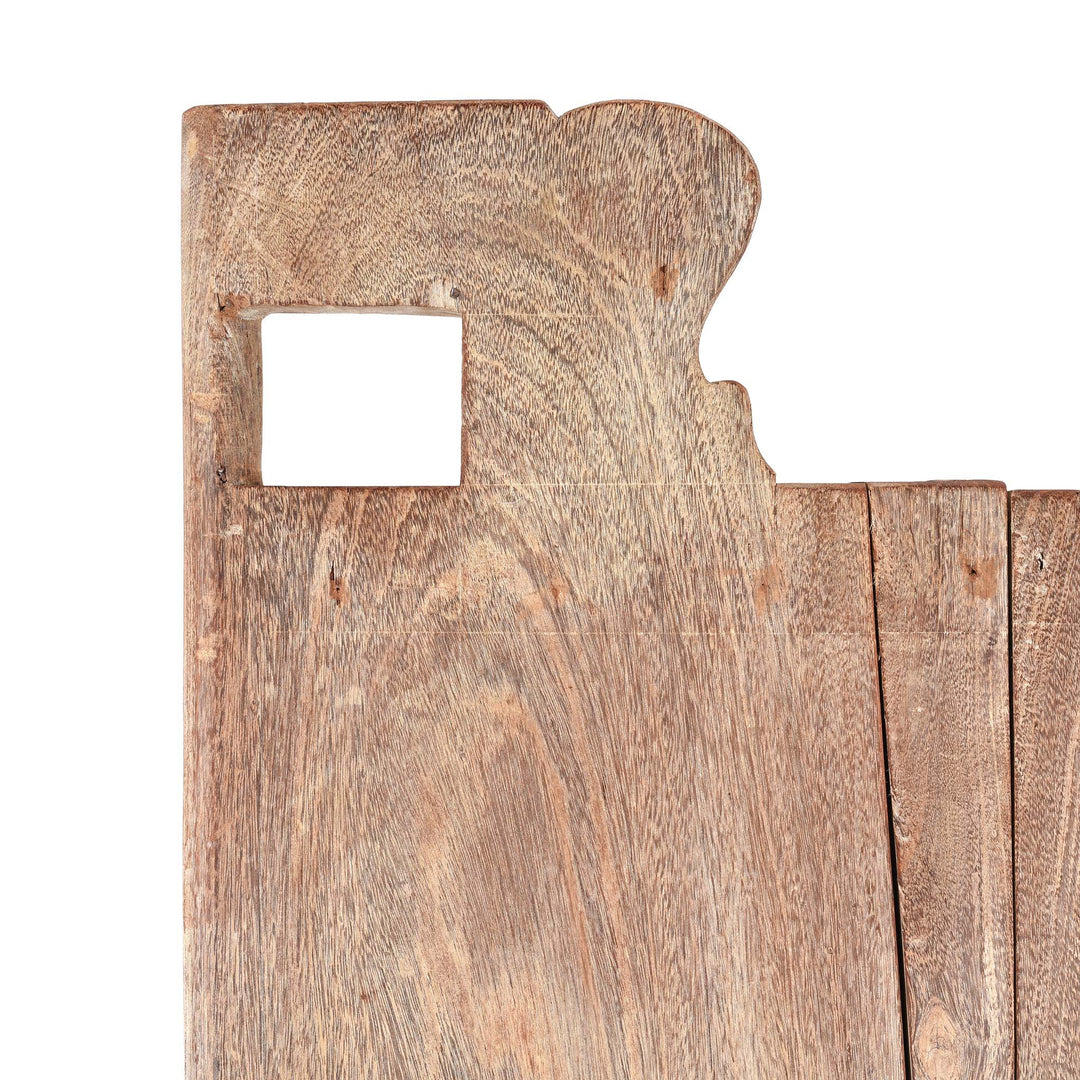 Carving Detail From Iron Bound Jackfruit Door From Kerala - 19thC | Indigo Antiques