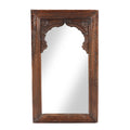 Old Indian Window Mirror Frame From Madhya Pradesh - 19thC