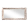 White Painted Indian Mirror (61 x 122cm)