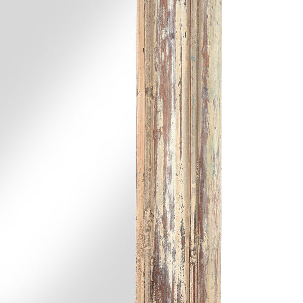 Cream Painted Indian Mirror (183 x 91cm)