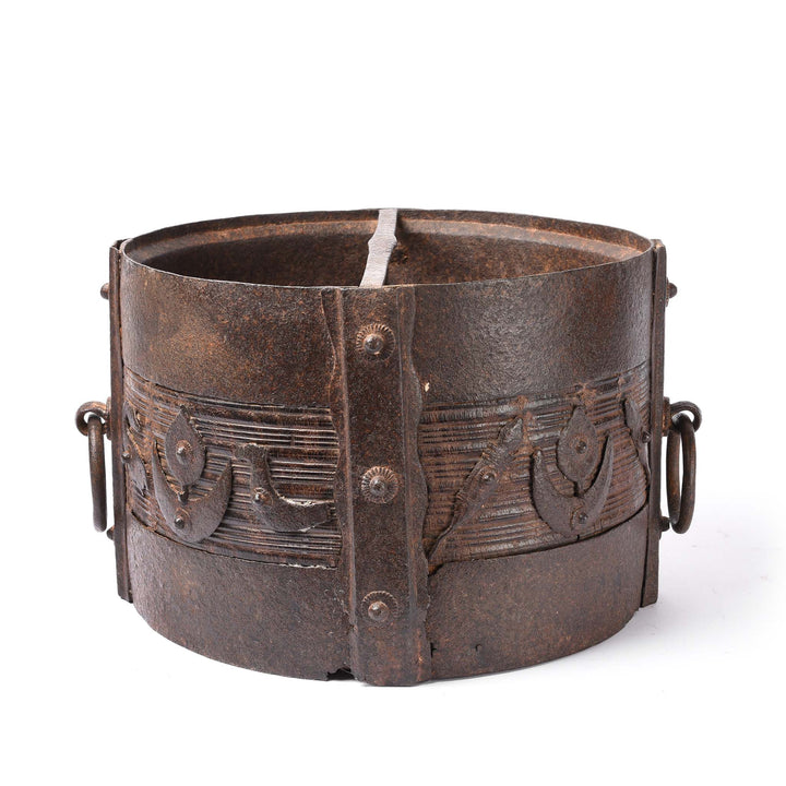 Iron Bound Grain Measure South India - 19thC | Indigo Antiques