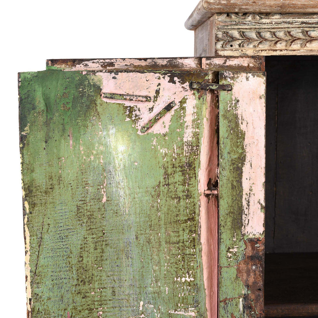 Detail From Side Cabinet Made From Reclaimed Teak | Indigo Antiques