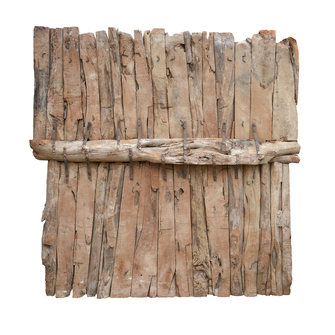 Old Painted Ceiling Panel From Bikaner - Early 19thC | Indigo Antiques