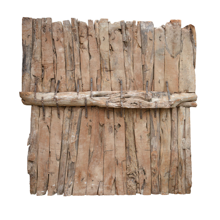 Old Painted Ceiling Panel From Bikaner - Early 19thC | Indigo Antiques