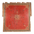 Old Painted Ceiling Panel From Bikaner - Early 19thC