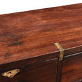 Anglo Indian Rosewood Campaign Chest Of Drawers -19thC