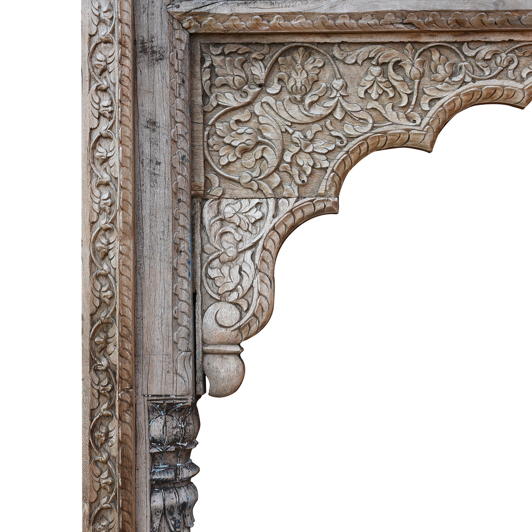 Carved Indian Rosewood Arch From Punjab - 18thC | Indigo Antiques
