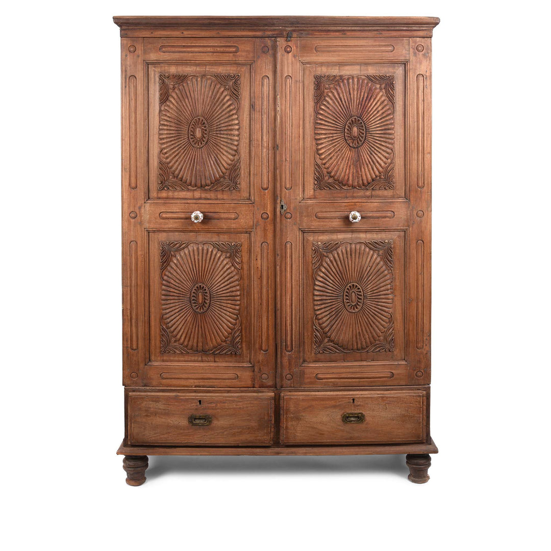 Almirah Indian Cabinet From Gujarat - 19thC | Indigo Antiques