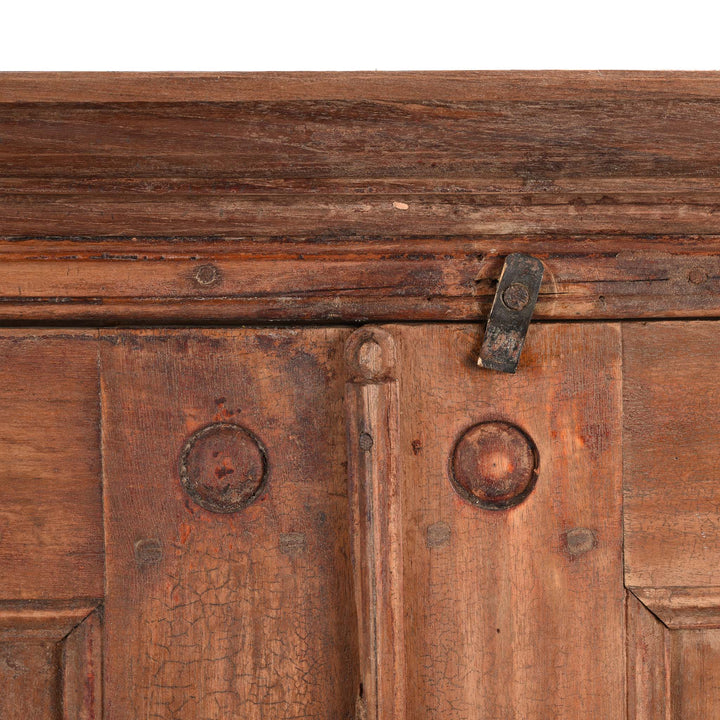 Latch Detail From Almirah Indian Cabinet From Gujarat - 19thC | Indigo Antiques