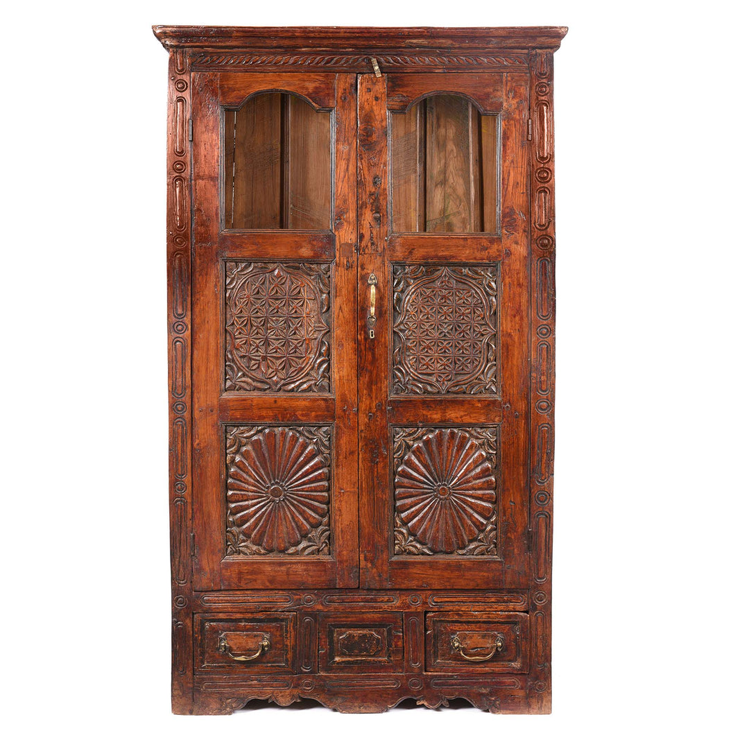 Almirah Indian Cabinet From Gujarat - 19thC | Indigo Antiques