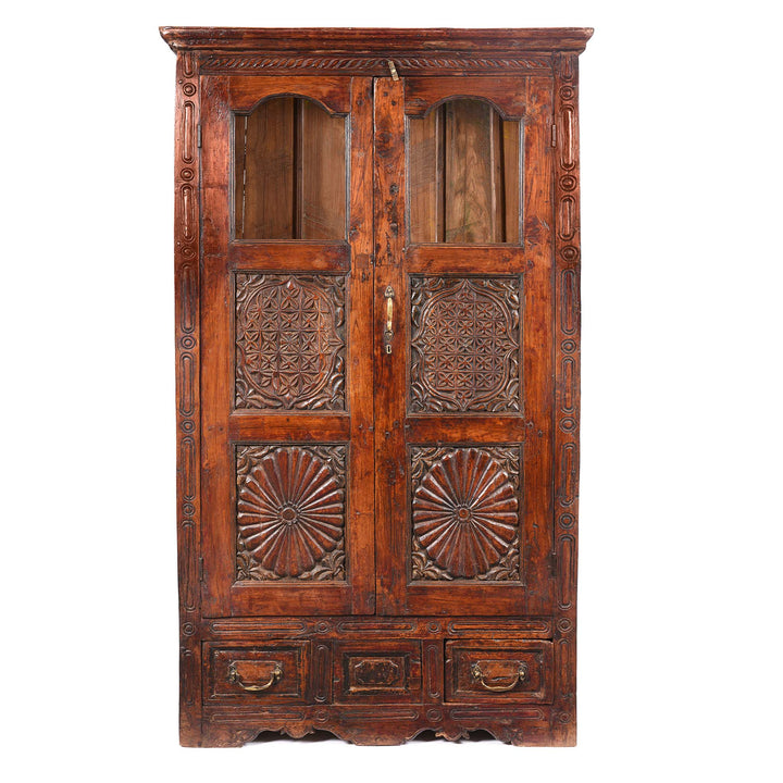 Almirah Indian Cabinet From Gujarat - 19thC | Indigo Antiques