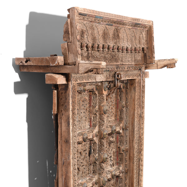 Old Indian Door From Shekhawati - 19thC