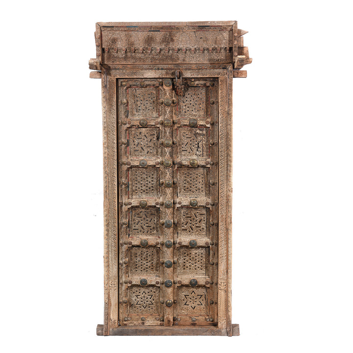 Antique Old Indian Door From Shekhawati - 19thC | Indigo Antiques