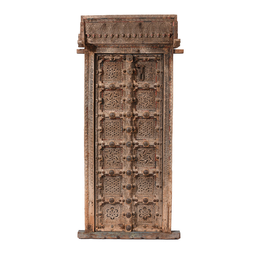 Old Indian Door From Shekhawati - 19thC | Indigo Antiques
