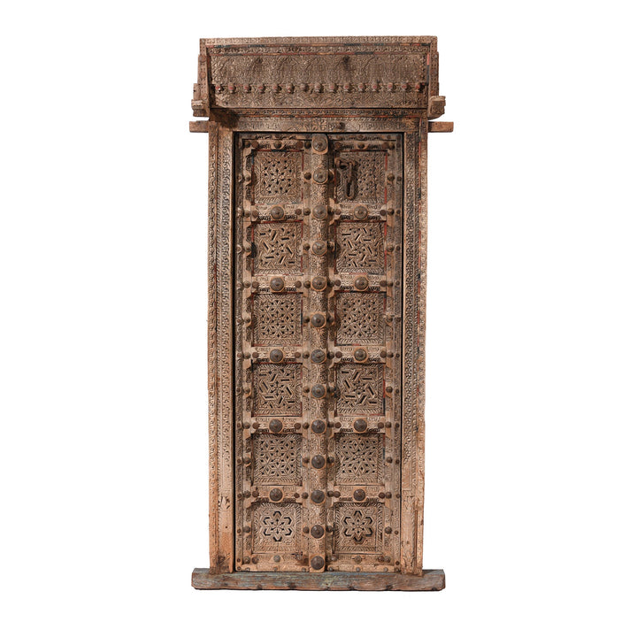 Old Indian Door From Shekhawati - 19thC | Indigo Antiques