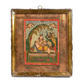 Framed Chromolithograph Advertising Label Of Krishna - Ca 1920