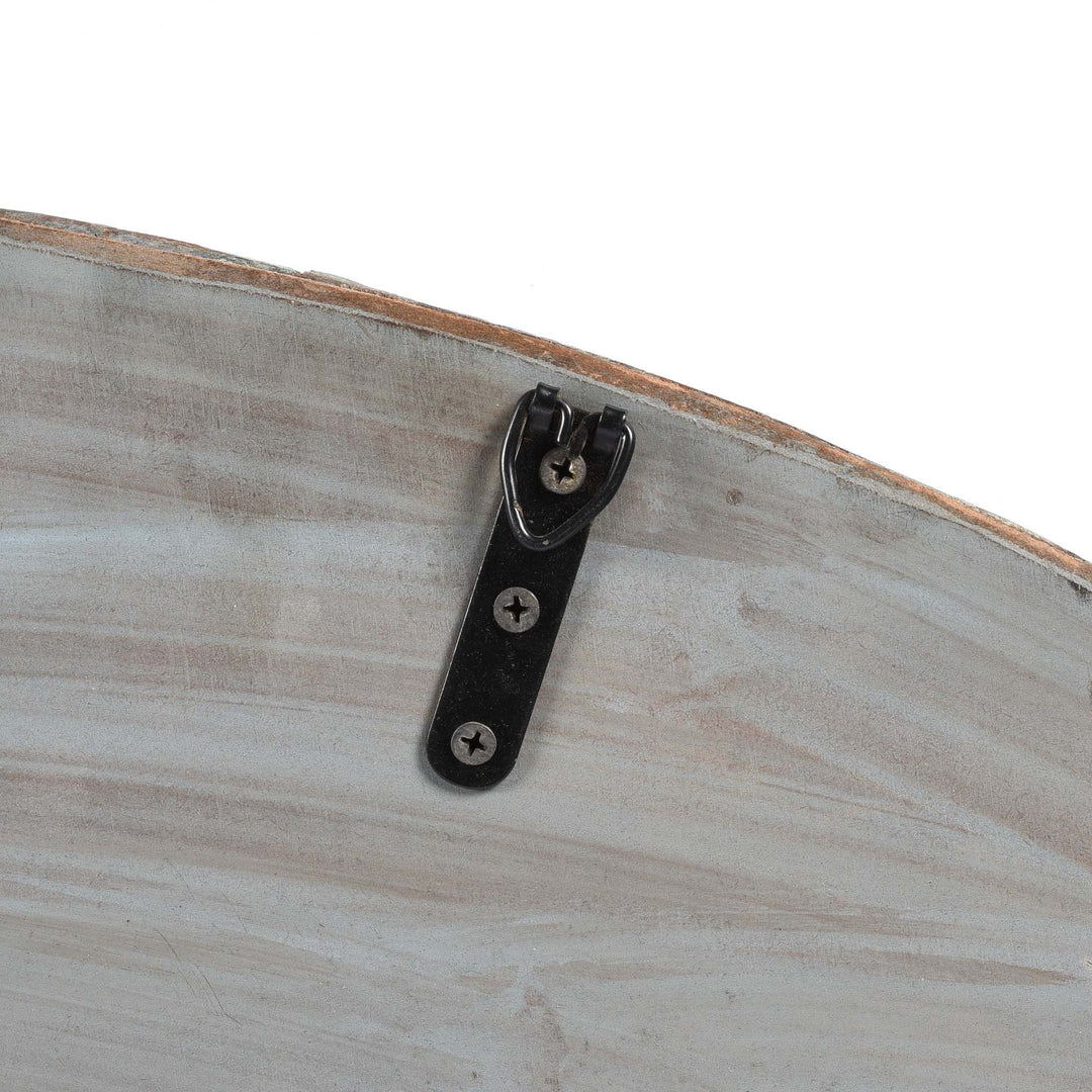 Hanger Detail From Old Painted Teak Fanlight Mirror - 19thC | Indigo Antiques