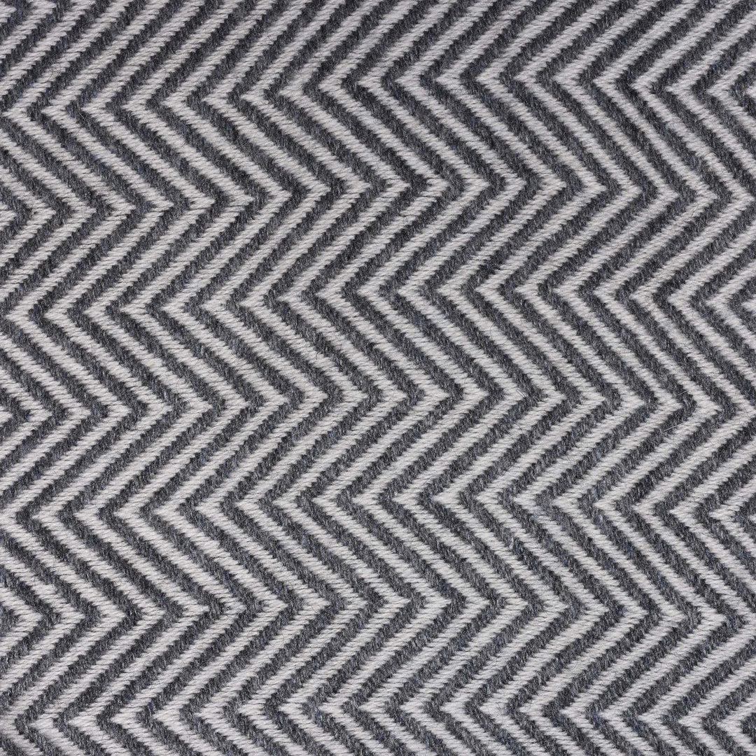 Herringbone Slate Wool Throws from Kashmir | Indigo Antiques