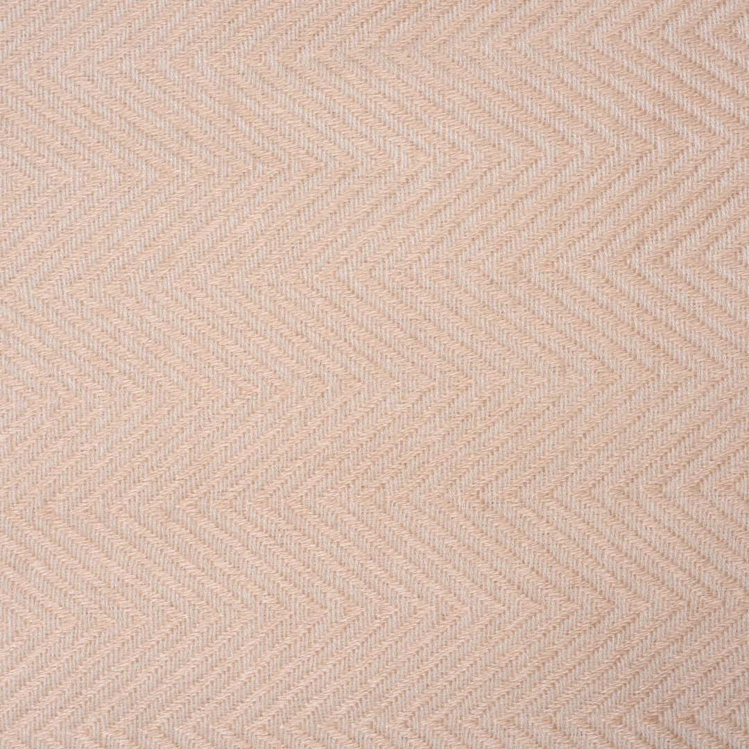 Detail From Herringbone Apricot Wool Throws from Kashmir | Indigo Antiques