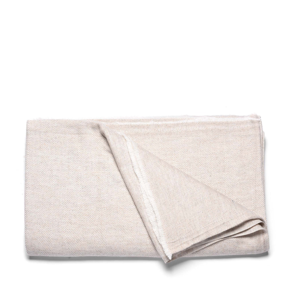 Pale Grey Wool Throws from Kashmir | Indigo Antiques