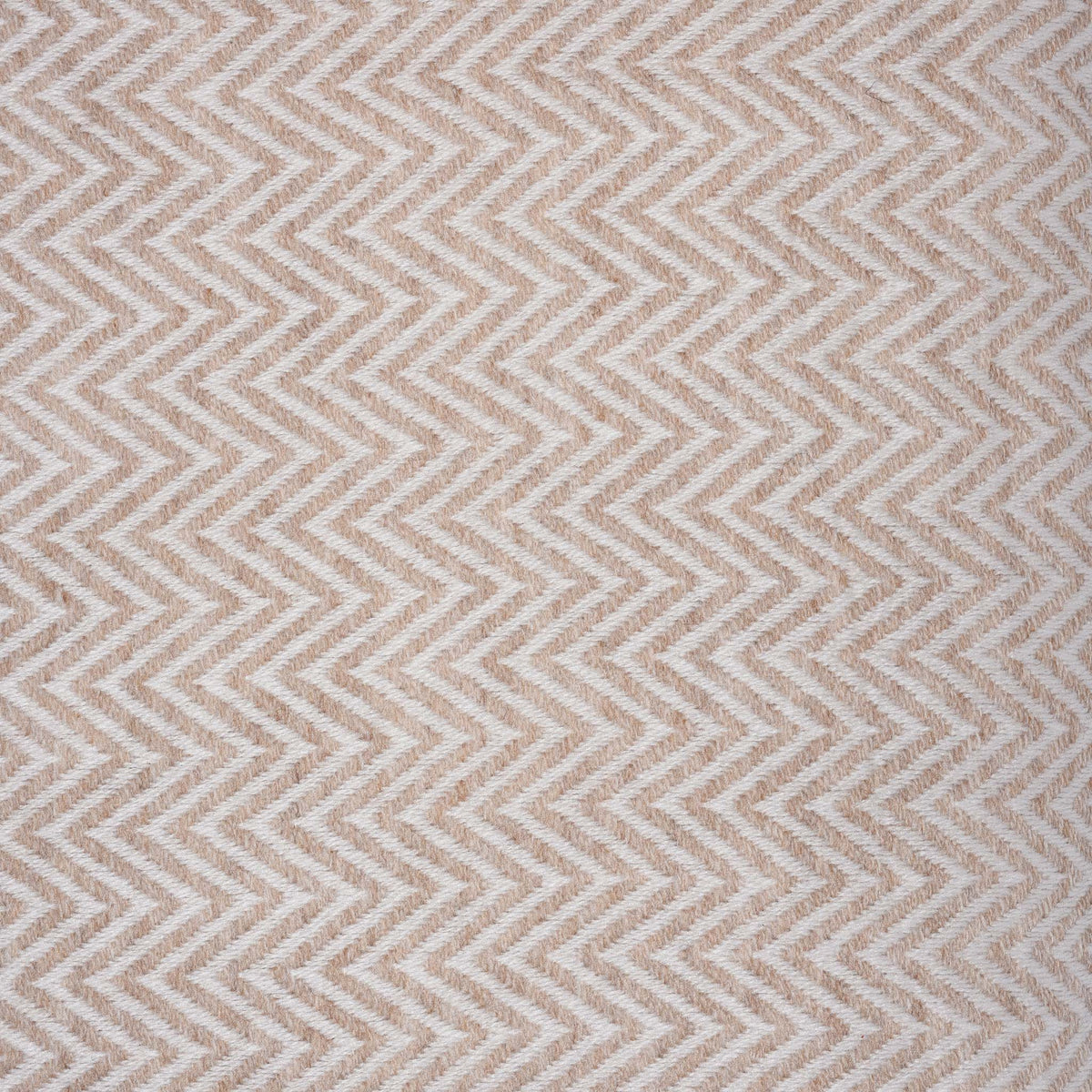 Detail From Stone Wool Throw from Kashmir -Zig Zag Cream | Indigo Antiques