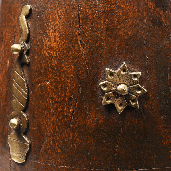 Old Wooden Grain Measure From South India
