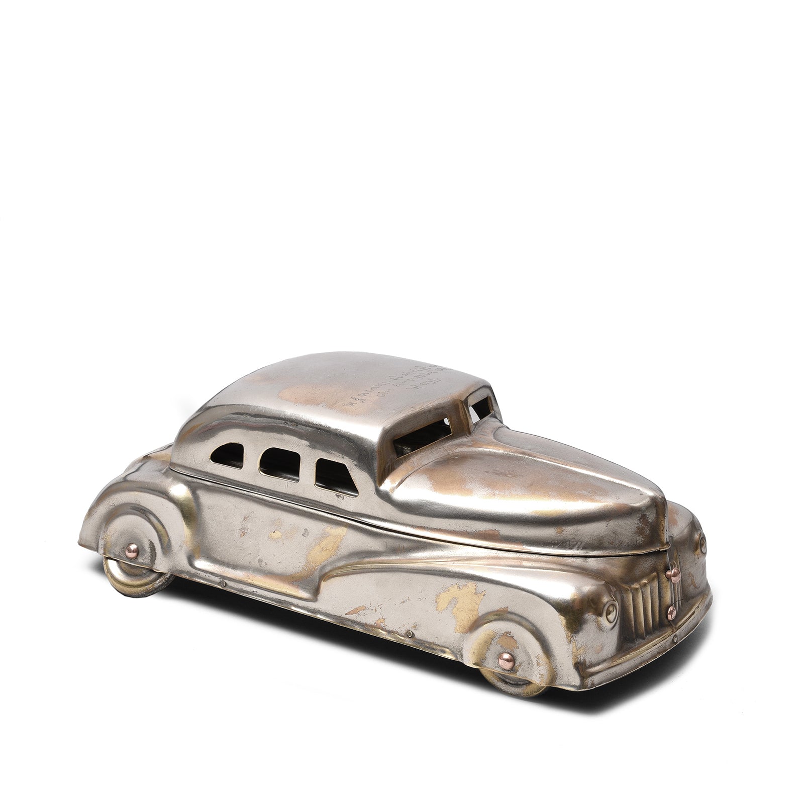 Antique Vintage Brass Car Betel Nut Box - Ca 1950 | Indigo Antiques