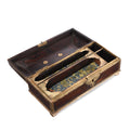Brass Bound Jackfruit Pen Box From Andhra Pradesh - 19thC
