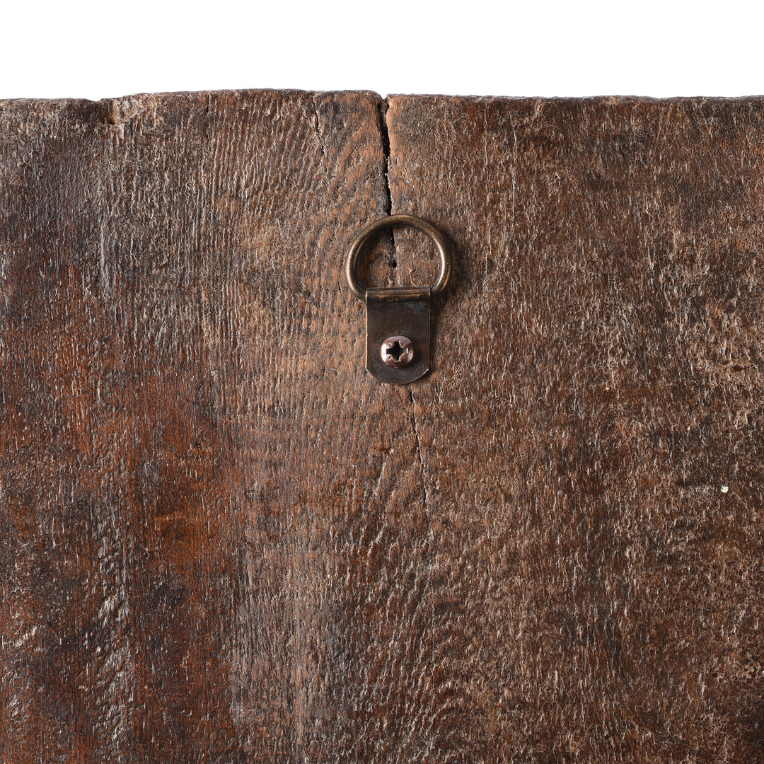 Hanger Detail From Antique Carved Teak Votive Panel From Andra Pradesh - 80-120 Yrs Old | Indigo Antiques