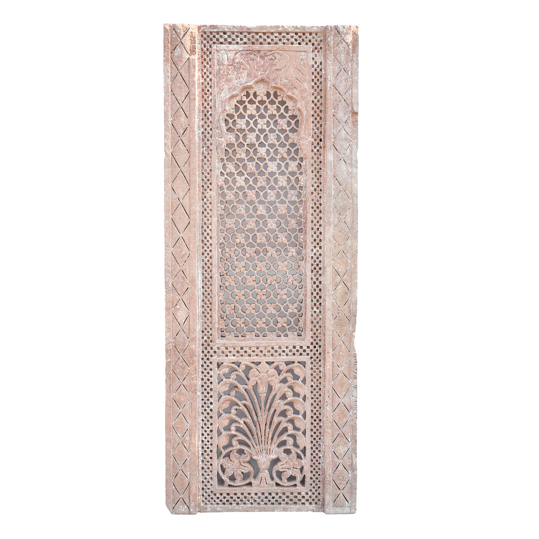 Old Carved Indian Stone Jali Panel From Rajasthan - 19thC | Indigo Antiques