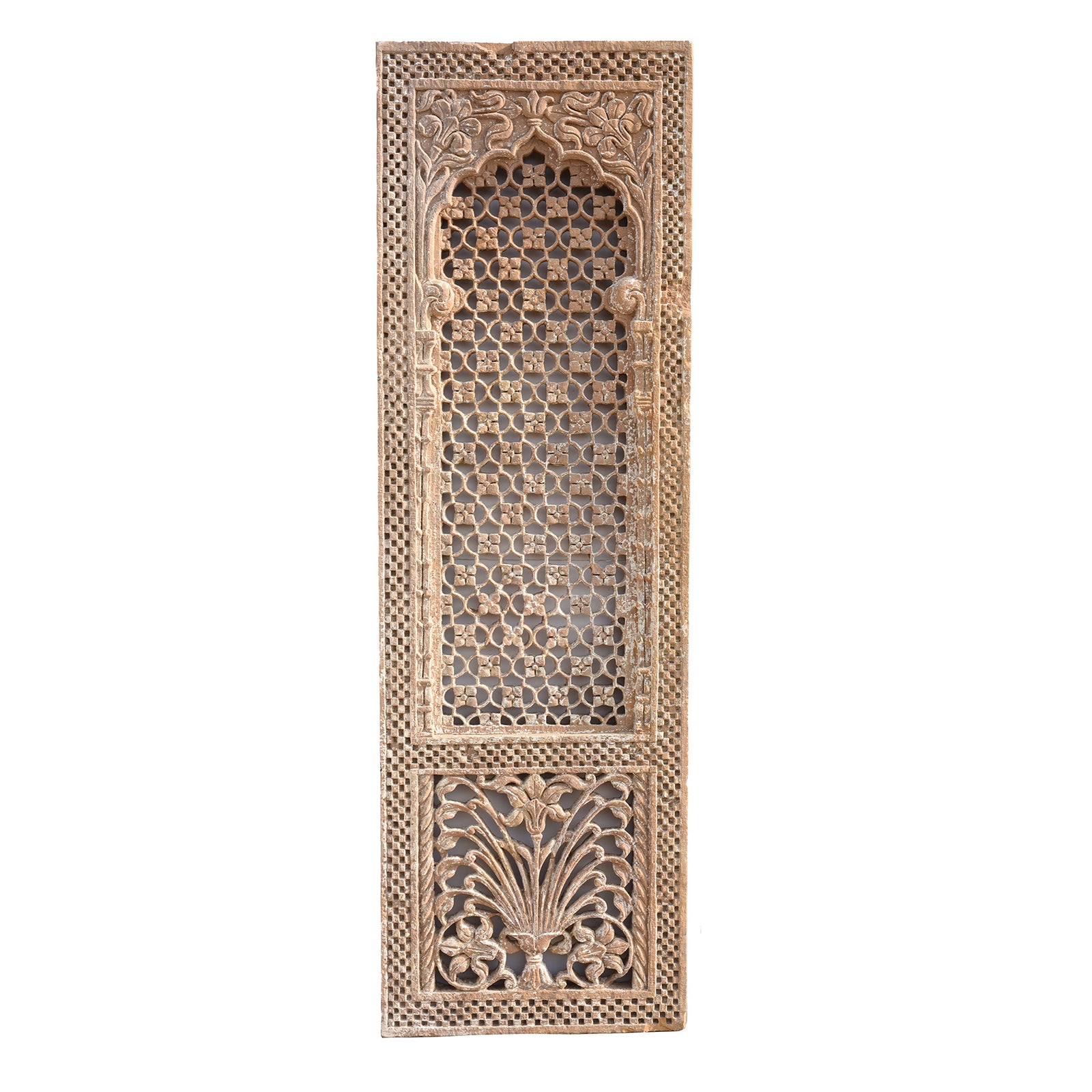 Old Carved Indian Stone Jali Panel From Rajasthan - 19thC | Indigo Antiques
