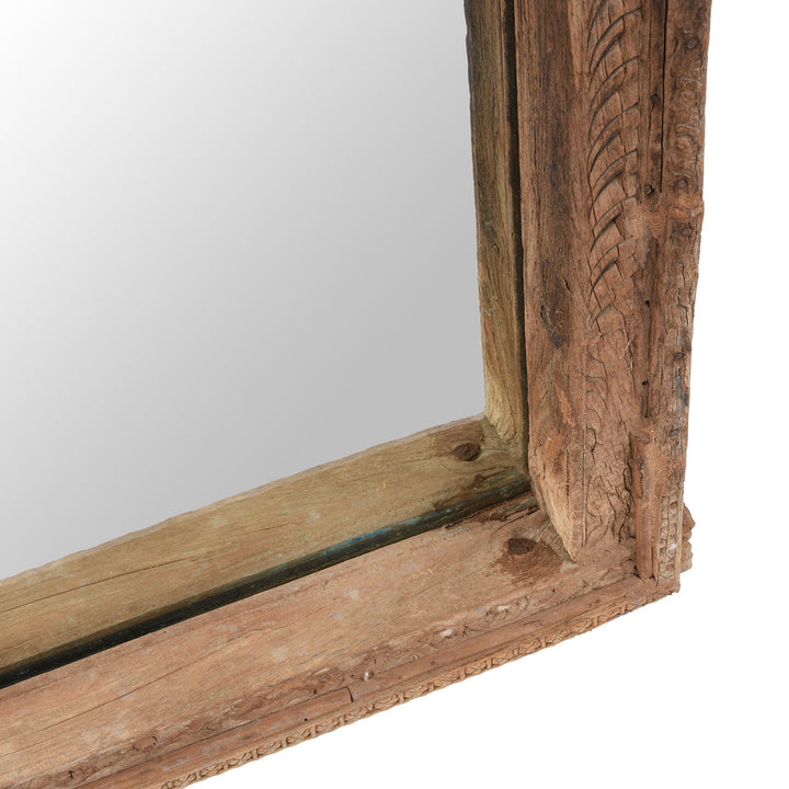Indian Window Mirror From Shekhawati - 19th Century
