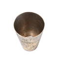 Vintage Lassi Cup - Nickel Plated Engraved Brass