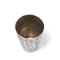 Vintage Lassi Cup - Nickel Plated Engraved Brass