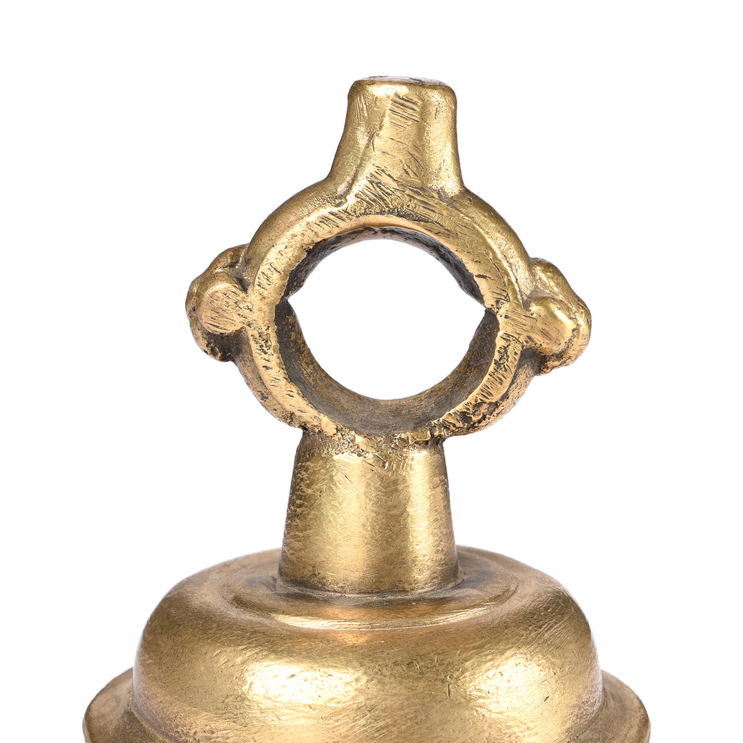 Antique Old Bronze Puja Bell From Lucknow - Ca 1920 | Indigo Antiques