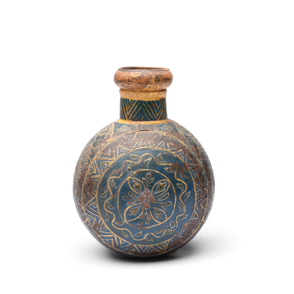 Vintage Oil Pot Bottle From Rajasthan