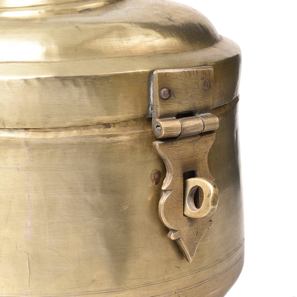 Indian Brass Chapati Box - 19thC
