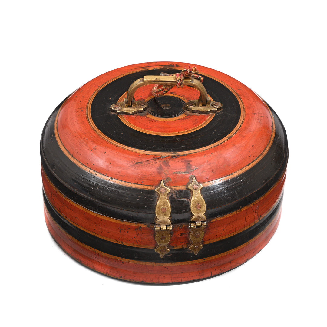 Old Lacquer Pot From Rajasthan - Late 19thC | Indigo Antiques
