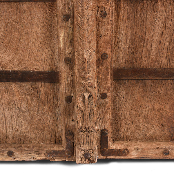 Bleached Indian Doors From Bikaner - 19th Century