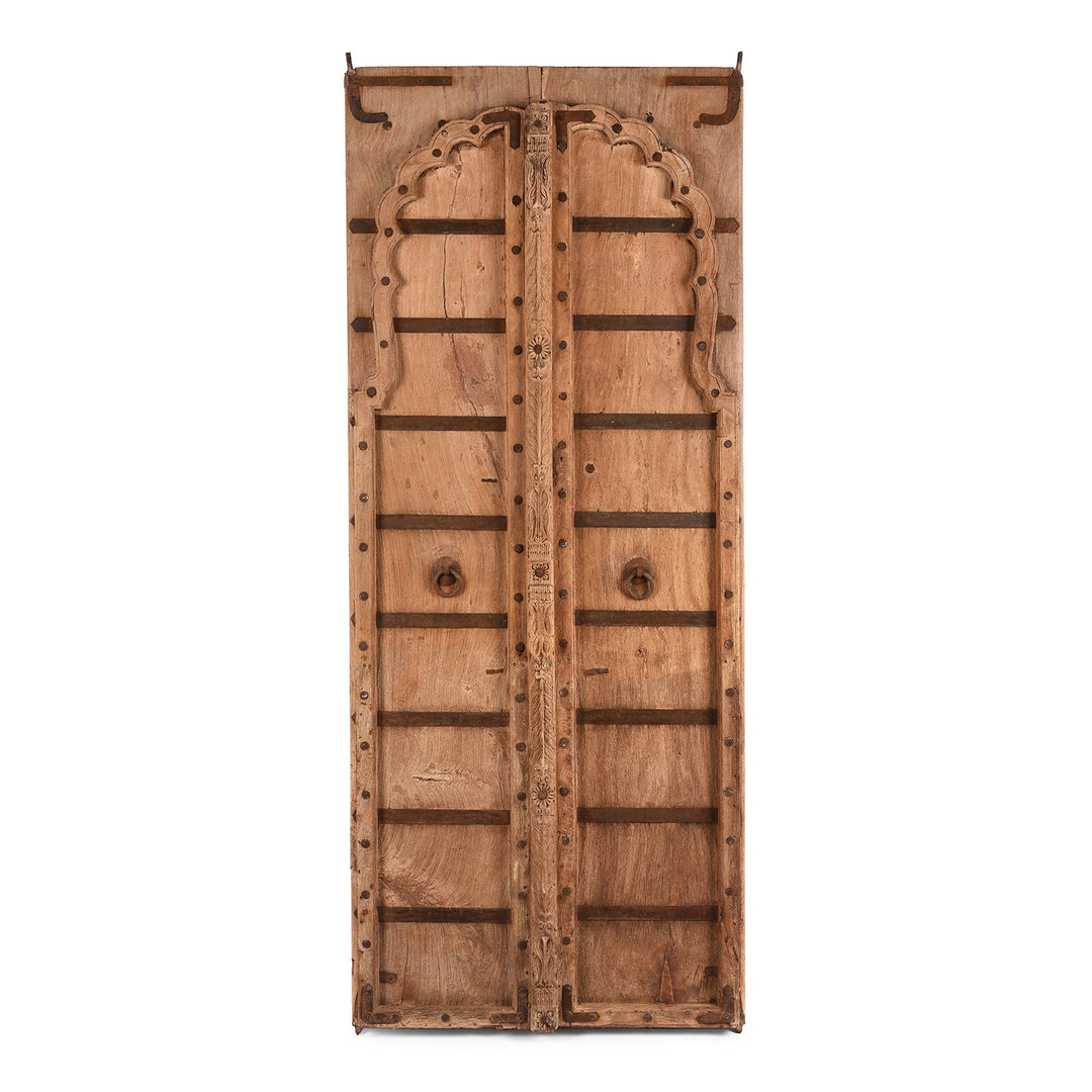 Antique Bleached Indian Doors From Bikaner - 19th Century | INDIGO ANTIQUES